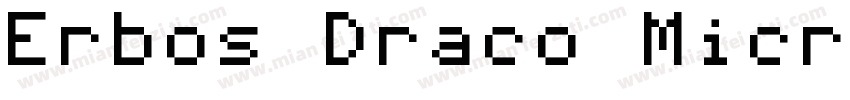 Erbos Draco Micro NBP字体转换